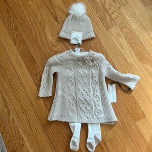 Adorable baby girl winter outfit